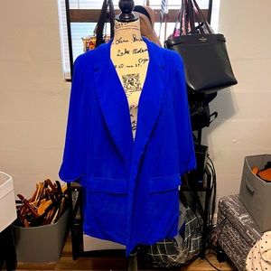 Torrid bright blue blazer